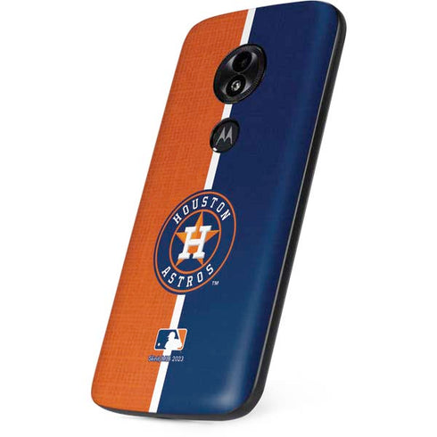 MLB Houston Astros Split Moto E5 Play Skin